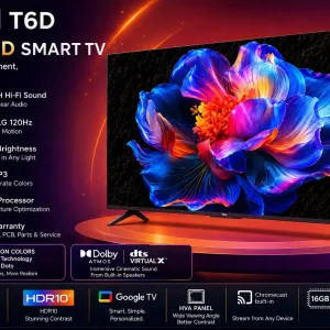 TCL 55T6D 55" 4K QLED Google TV