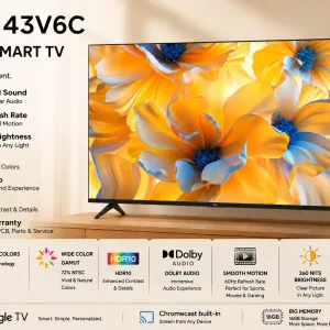 TCL 43V6C 43" UHD 4K Google TV